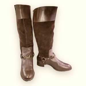 Etienne Aigner Brown Heeled Boots